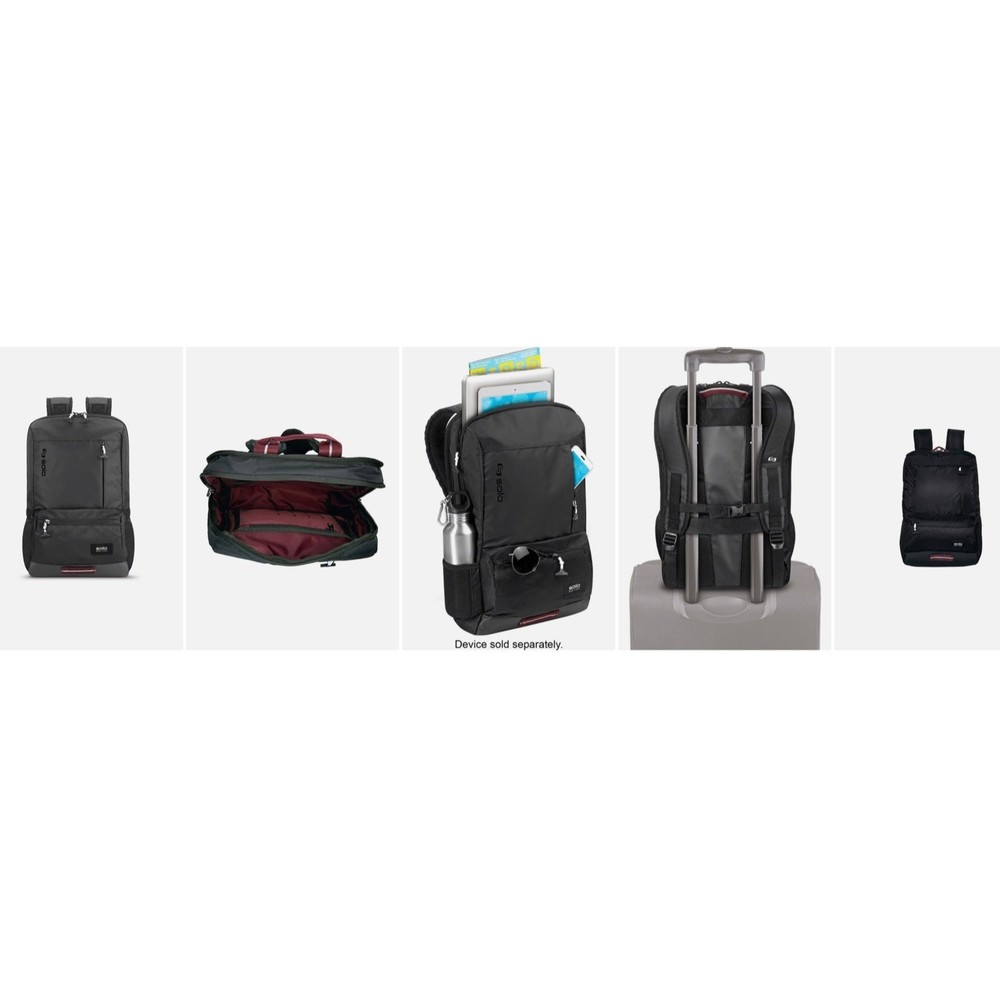 Solo New York Black Backpack